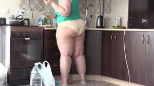 kitchen panty videos - bbw housewife in the kitchen in panties and slippers - Free Porn Videos -  YouPorn