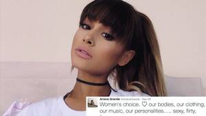 Ariana Grande Forced Porn - It's Beyond Ridiculous That Ariana Grande Had to Defend Her Account of  Being Objectified | Glamour