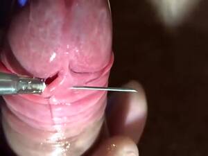 Needle Cock Porn - Amazing ultra close-up needle my penis Gay Porn Video - TheGay.com