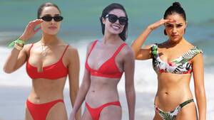 beach girls topless pageant - Olivia Culpo's Bikini Photos: Her Best Swimsuit Pictures