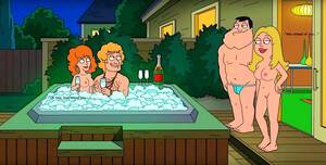 American Dad Tina Porn - Xbooru - american dad breasts edit francine smith hand on hip nipples nude  shaved pussy stan smith thighs | 776599