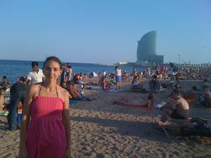 japanese tourist nude beach - Barcelona Spain