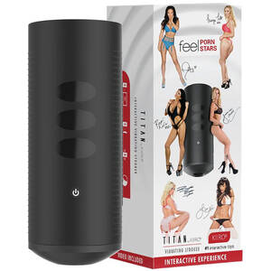 Interactive Sex Toys - KIIROO TITAN Feel Porn Stars Experience Interactive Vibrating Penis  Masturbator