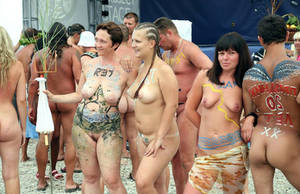 mature nudist resorts - Nude mature women and mens at the resort: