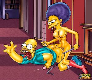 futanari bondage sex cartoon - Marge and Homer Simpsons in a shemale toon bdsm sex action | Shemale Toons  Porn