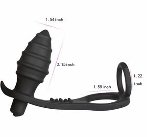 anal ring - 10 Speeds Male Prostate Massage Anal Plug Delay Ejaculation Cock Ring Gay Porn  Anal Plug Vibrator Butt Plug Sex Toys For Men-in Anal Sex Toys from Beauty  ...