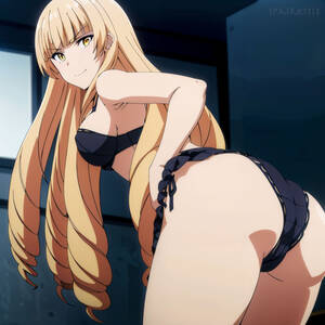 hentai cumming in panties - Hentai Blonde - 1girl alluring ass big breasts blonde hair bra cum cum on  breasts panties rose - Hentai Pictures
