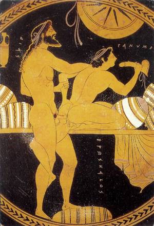 Ancient Artwork Porn - barebackwannabeslut: templeofposeidon: Greek Red-Figure Cup, Attic, circa  450 BC( Where is it kept ?