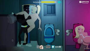 animation porn cartoon - Fuckerman - Anal fuck Prostitute in Club Bathroom - 2D Cartoon Animated Porn  - XVIDEOS.COM