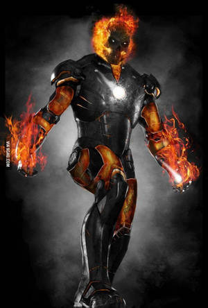 Ghost Rider Porn - Super Hero mashup Iron Man/ Ghost Rider