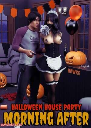 halloween after party sex - âœ…ï¸ Porn comic Halloween House Party. Chapter 2. Hawke Sex comic guy was  very | Porn comics in English for adults only | sexkomix2.com