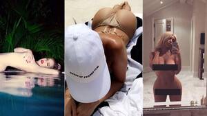 Chlohe Kardashian Porn - The Kardashians' nude Instagram moments