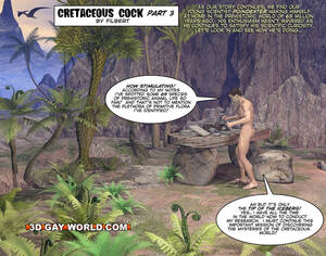 Cave Man Porn - Cartoon porn with a caveman and an intellectual guy.