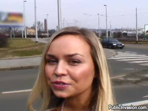 czech public blonde - Gorgeous Czech Blonde Amateur Ex Model Takes Dick In Public : XXXBunker.com  Porn Tube