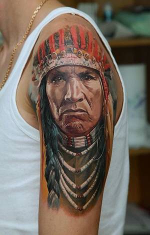 american indian tattoos - Native American Tattoo-21