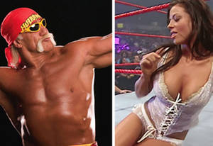 Lady Wrestling Porn - REPLAY GALLERY; Hulk Hogan flexing and Candice Michelle looking sexy in  lingerie. Share on Facebook. Replay. 10 Wrestlers Who Did Porn