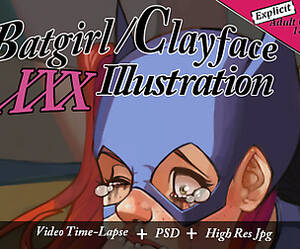 Clayface Batgirl Porn - Batgirl/Clayface XXX Illustration