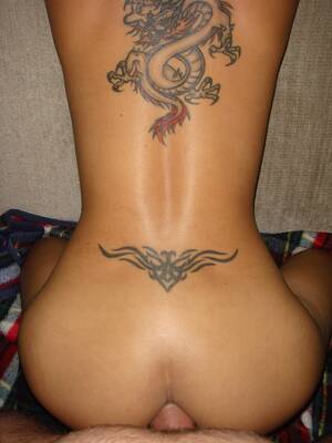 back tattoo - Tattoo Girl Porn - 53 photos