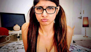 Dove Cameron Porn Glasses - Porn star Mia Khalifa, who was strongly rumoured to be part of Bigg Boss 9