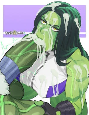 Hulk Blowjob - Rule34 - If it exists, there is porn of it / kameseru, bruce banner, hulk,  jennifer walters, she-hulk / 5861324
