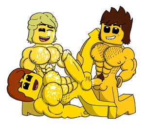 Lego Ninjago Gay Porn - abs anal balls biceps big_penis chest cum gay huge_cock jay kai lloyd  male_only muscle muscles ninjago