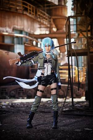 Cosplay Sword Art Online Alicia Porn - Sword Art Online Sinon Cosplay Gun 2