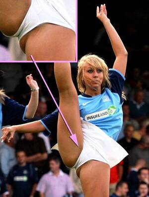 amateur upskirt no panties cheerleaders - Kicking Cheerleader Upskirts
