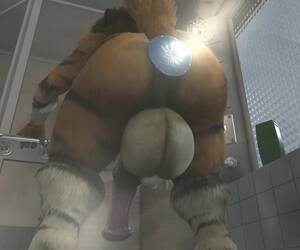 furry shower handjob - Porn furry masturbation in the shower