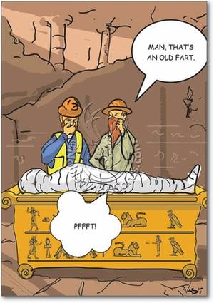 Egyptian Mummy Cartoon Porn - Funny Greeting Cards by Line