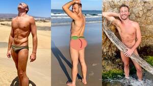 free retro nude beach - Gay Olympian Matthew Mitcham Has Launched His OnlyFans