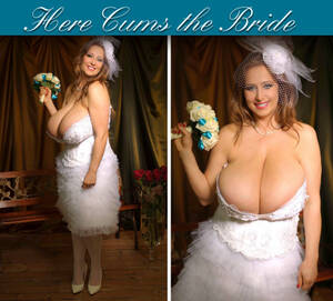 huge wedding boobs - thumbs.pro : only-huge-boobs: Abbi Secra, the perfect busty bride nice  wedding dress