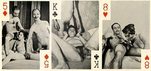 Erotic Vintage Porn 1940s - Playing Cards Deck 397