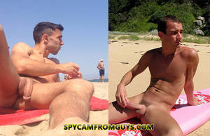 boner on nude beach - 