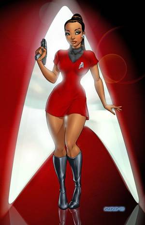 black porn star cartoons - Uhura by Dominic Marco Star Trek