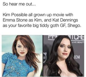 Kim Possible Shego Bonnie Porn - Stoner meme concept not like Hollywood would ever do this : r/memes