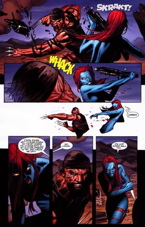 comic book fighting nude - 28) That Wolverine vs. Naked Mystique fight. Thematic cheesecake!