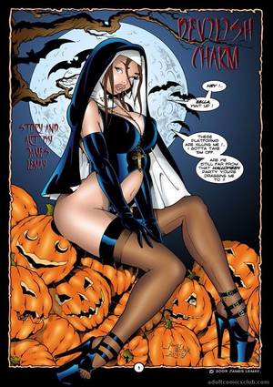 evil nun cartoon porn - Awesome porn comics Devilish about slutty nun and demonic chick by James  Lemay - CartoonTube.XXX