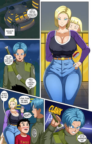 Android 18 Porn Big Breast Comics - Meeting Android 18 Yet Again- Pink Pawg - Porn Cartoon Comics
