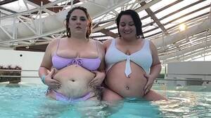 fat swimming - Fat bellies in swim pool - ThisVid.com