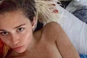 Celebrity Sex Miley Cyrus Nude - Miley Cyrus flashes her nipple again in naked snap just days after  complaints over VMA nip-slip - Irish Mirror Online