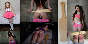 belt spanking panties - Panties pulled down, spread for punishment with HAND, HAIRBRUSH, BELT,  STRAP, CANE, and PADDLE. Hard Domestic Discipline on the delectable bare  bottoms of ...