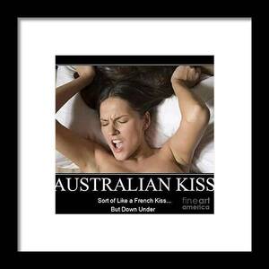 french nude beach shower - Adullt Meme For Social Media Australian Kiss Dirty Memes Sexual Framed  Print by Atlanta Strippers ATL Strippers - Fine Art America