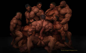 bodybuilder orgy - Orgy