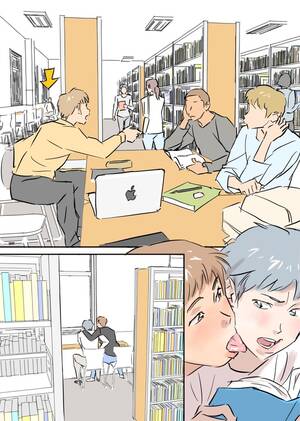Library Gay Porn - EonA] In The Library [Eng] - Gay Manga | HD Porn Comics