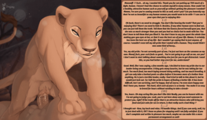 Lion Porn Captions - The Lion's King, Parts 1, 2, and 3 [Feral] [Impregnation] [Slight Dub-con]  Artist: VkSuika : r/yiffcaptions