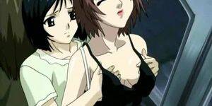 Busty Anime Lesbians Girls Cum - Anime lesbians rubbing round tits - Tnaflix.com