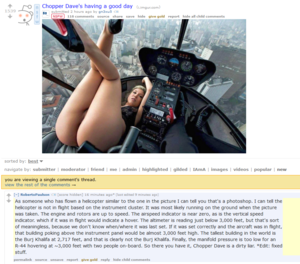 Helicopter Porn - Pilot calls bullshit on porn inside a helicopter : r/quityourbullshit