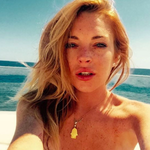 lohan topless beach sex - Lindsay Lohan Naked Instagram