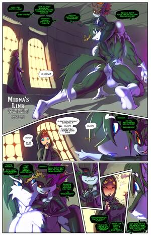 cartoon porn links - Midna's Link Porn comic, Rule 34 comic, Cartoon porn comic - GOLDENCOMICS