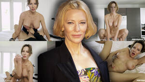 Cate Blanchett Nude Porn - Cate Blanchett - Sexy Gran Won't Let You Cum....But Then She Does DeepFake  Porn - MrDeepFakes